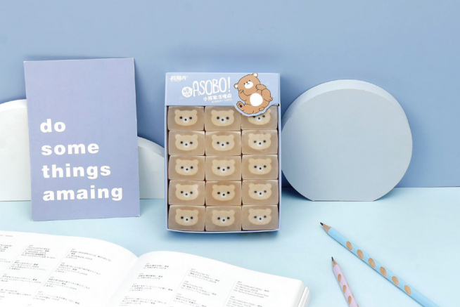 Small bear jelly eraser